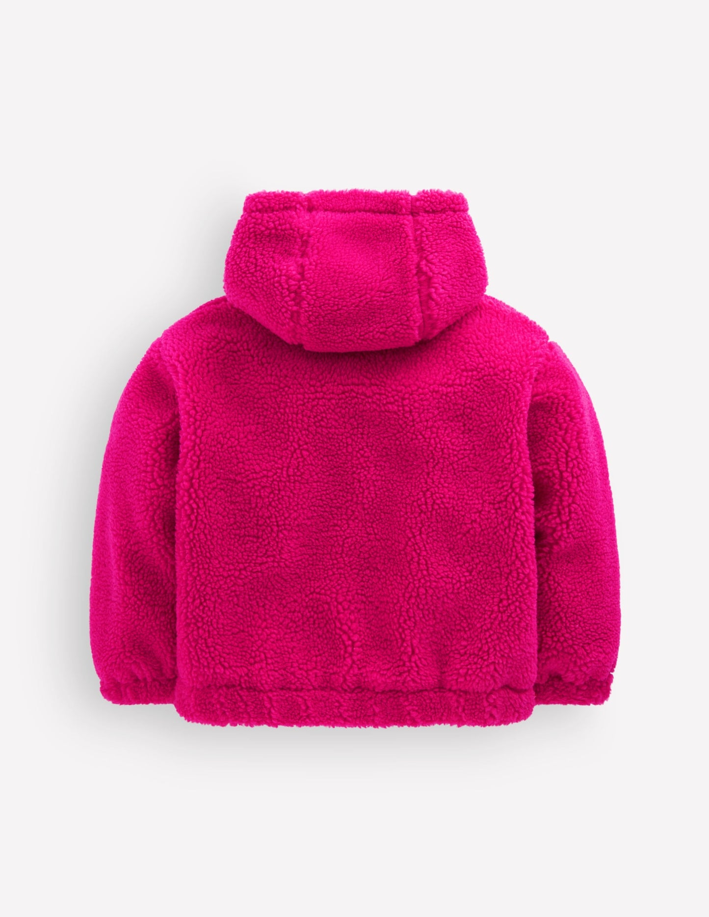 Relaxed Borg Zip-Through-Fuchsia Purple