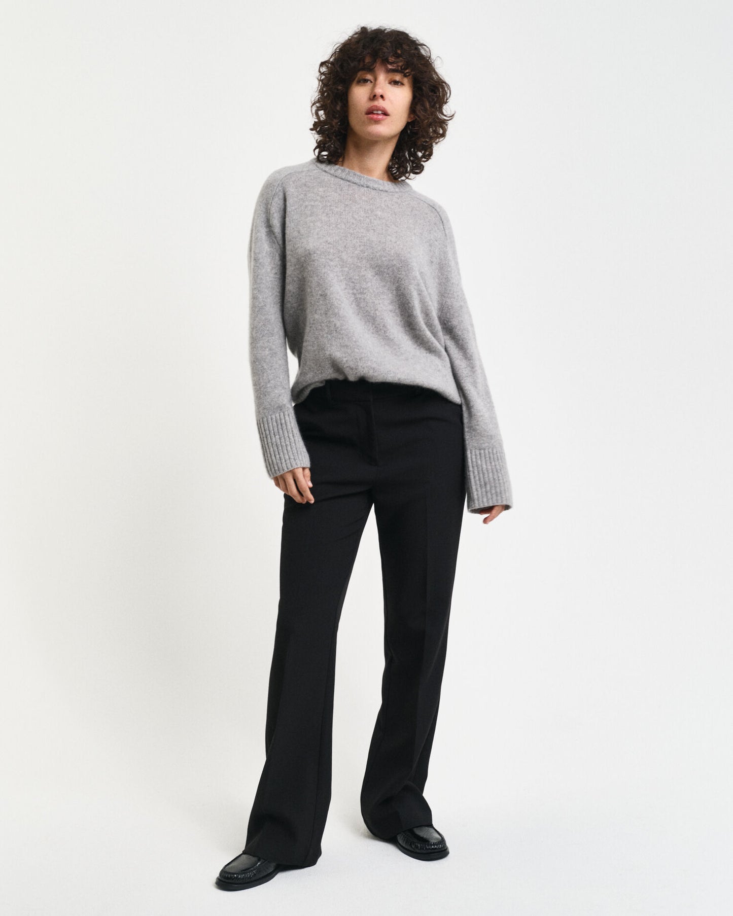 Pantalon évasé coupe slim
