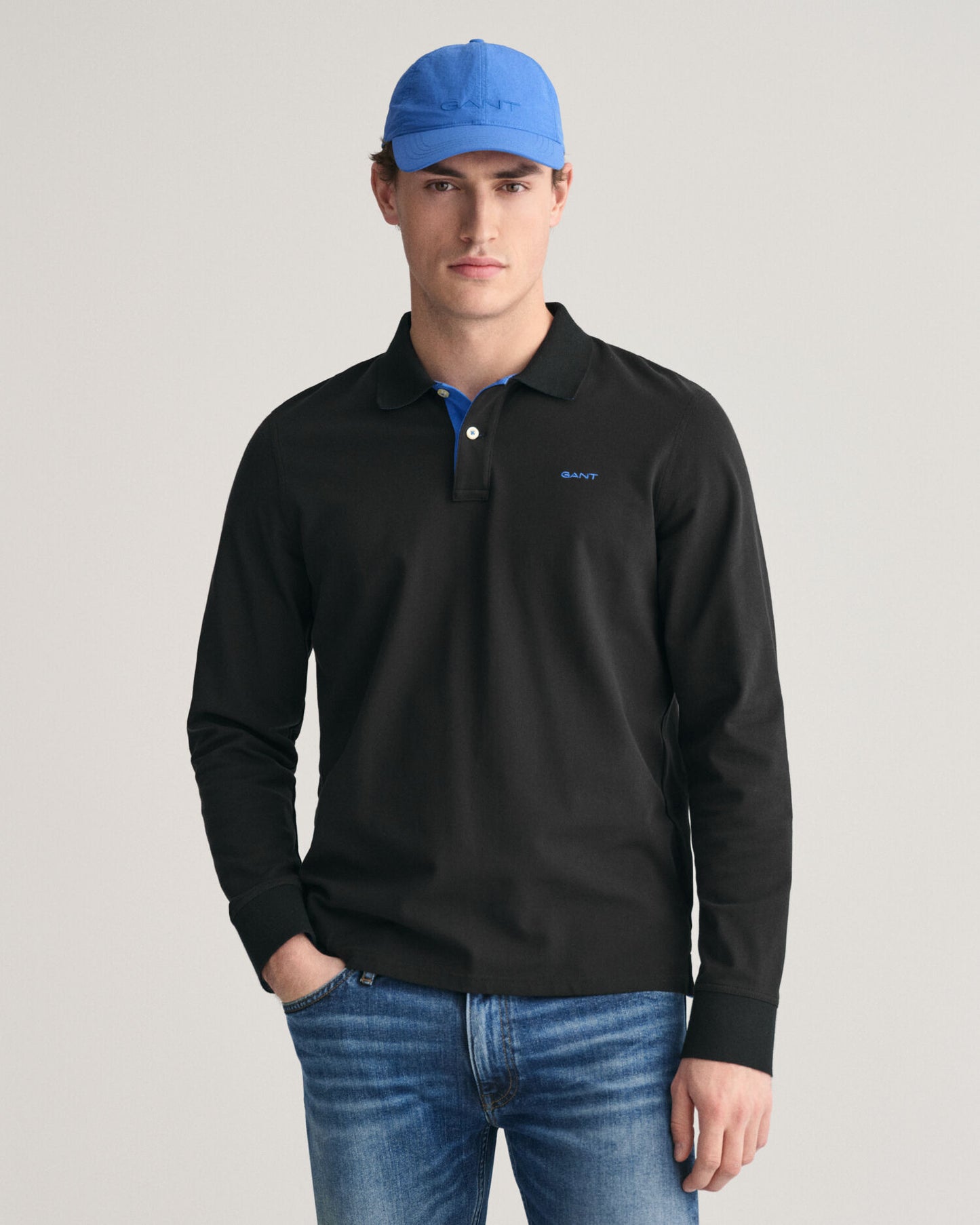 Kontrast-Piqué-Rugby-Shirt