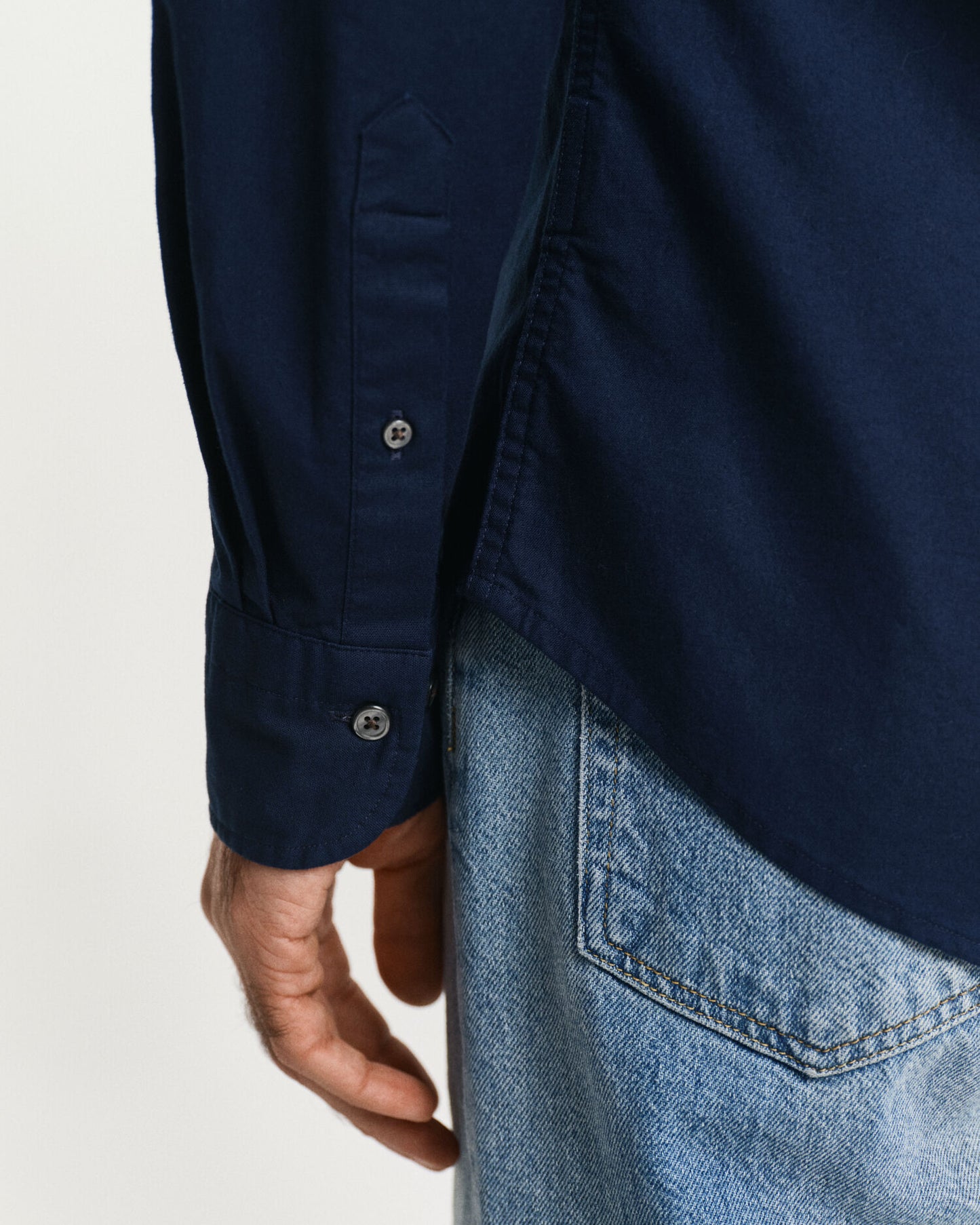 Slim Fit Oxford Stretchhemd