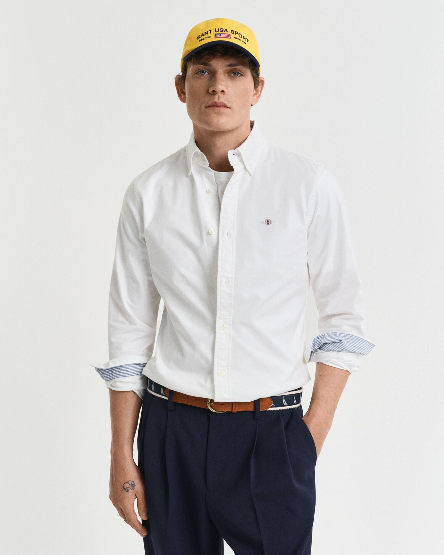 Chemise Oxford cintrée extensible