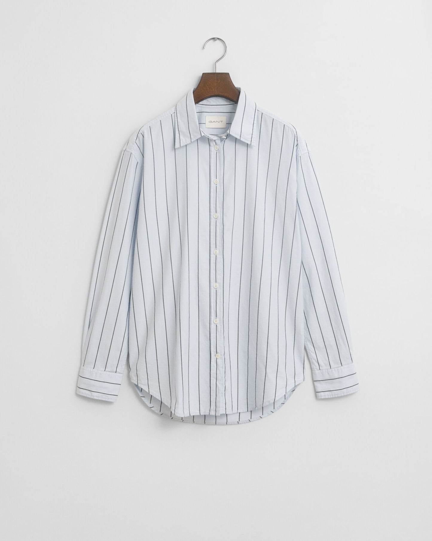 Chemise Oxford de luxe rayée à coupe décontractée