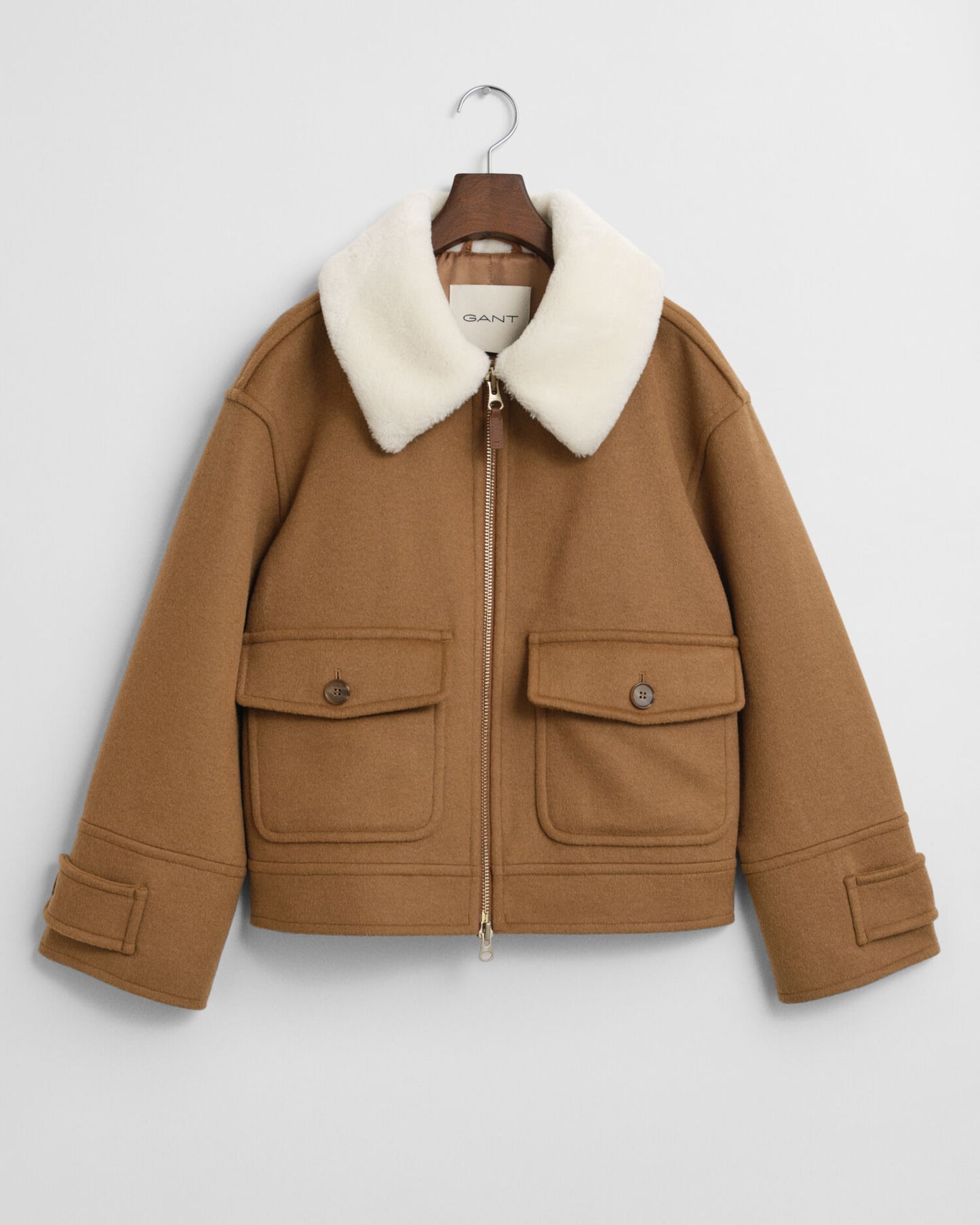 Fliegerjacke aus Wollmischung