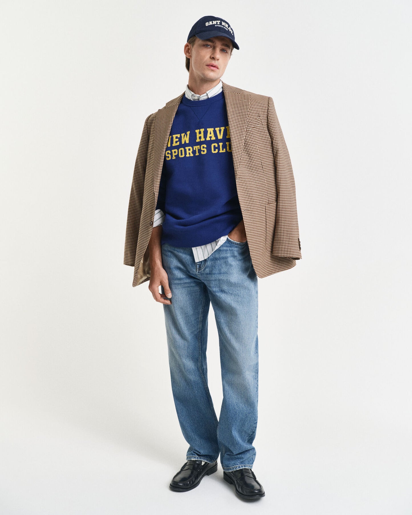 Grafisches Rundhals-Sweatshirt