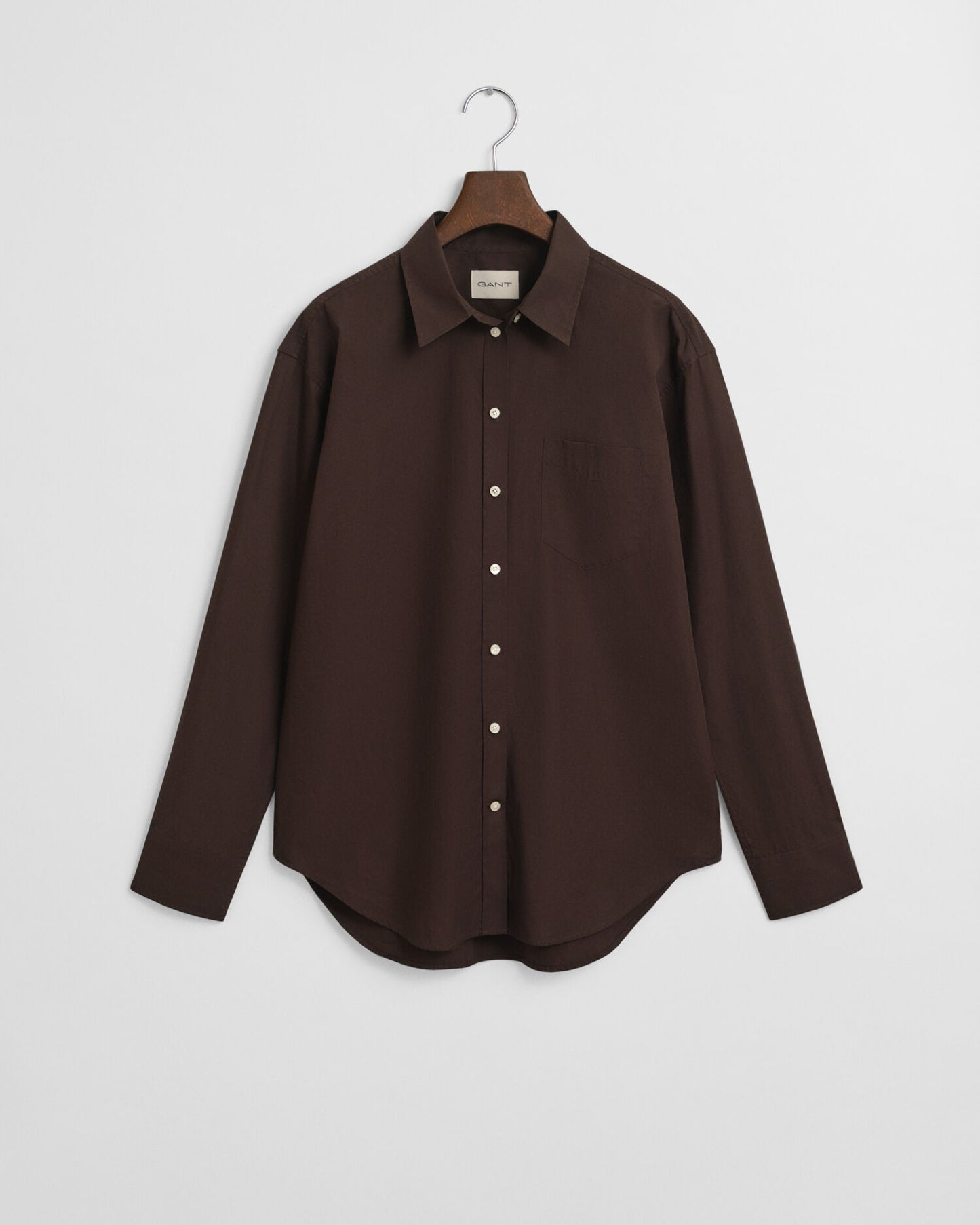 Relaxed Fit Hemd aus klassischem Popeline