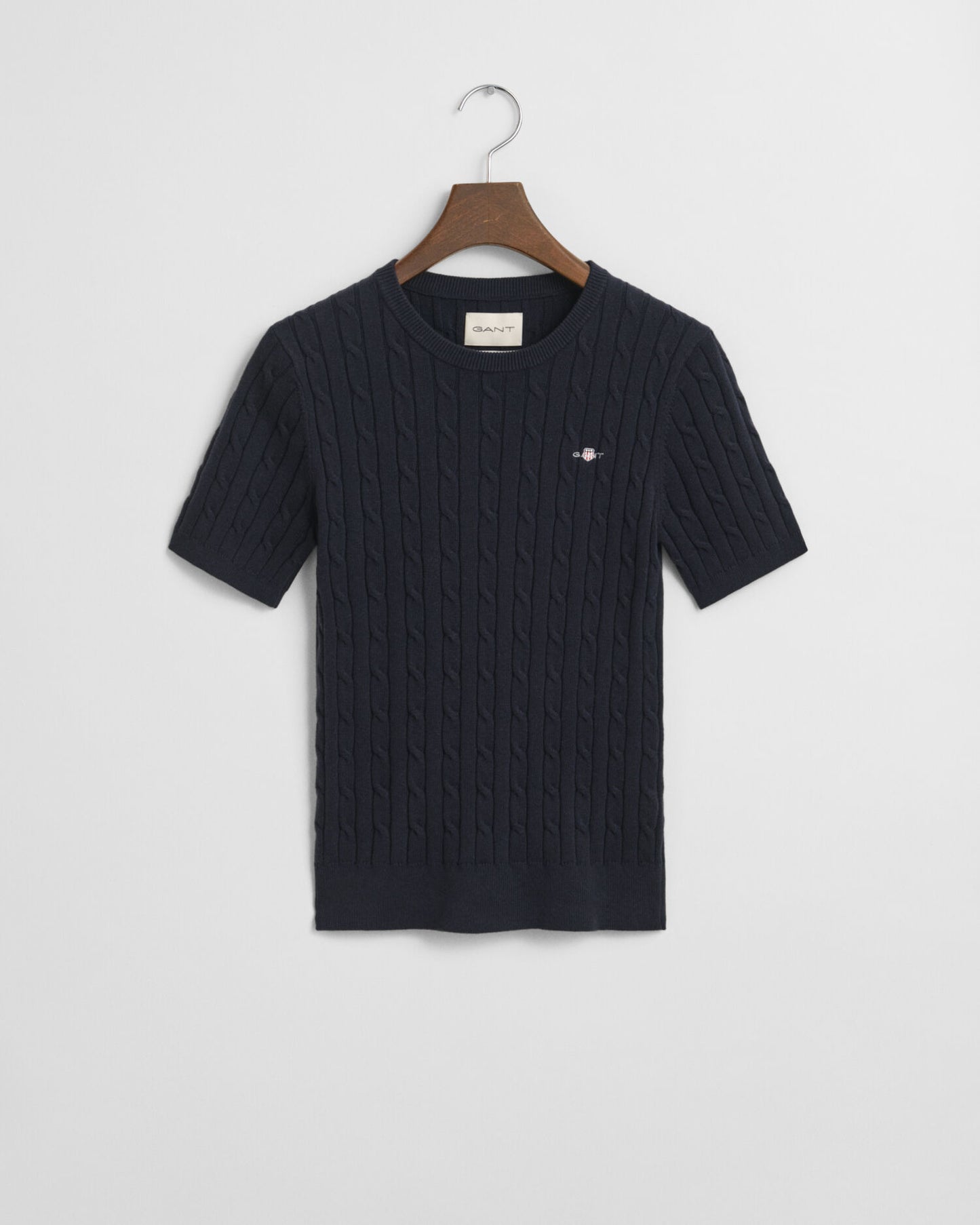 Pull torsadé en coton stretch