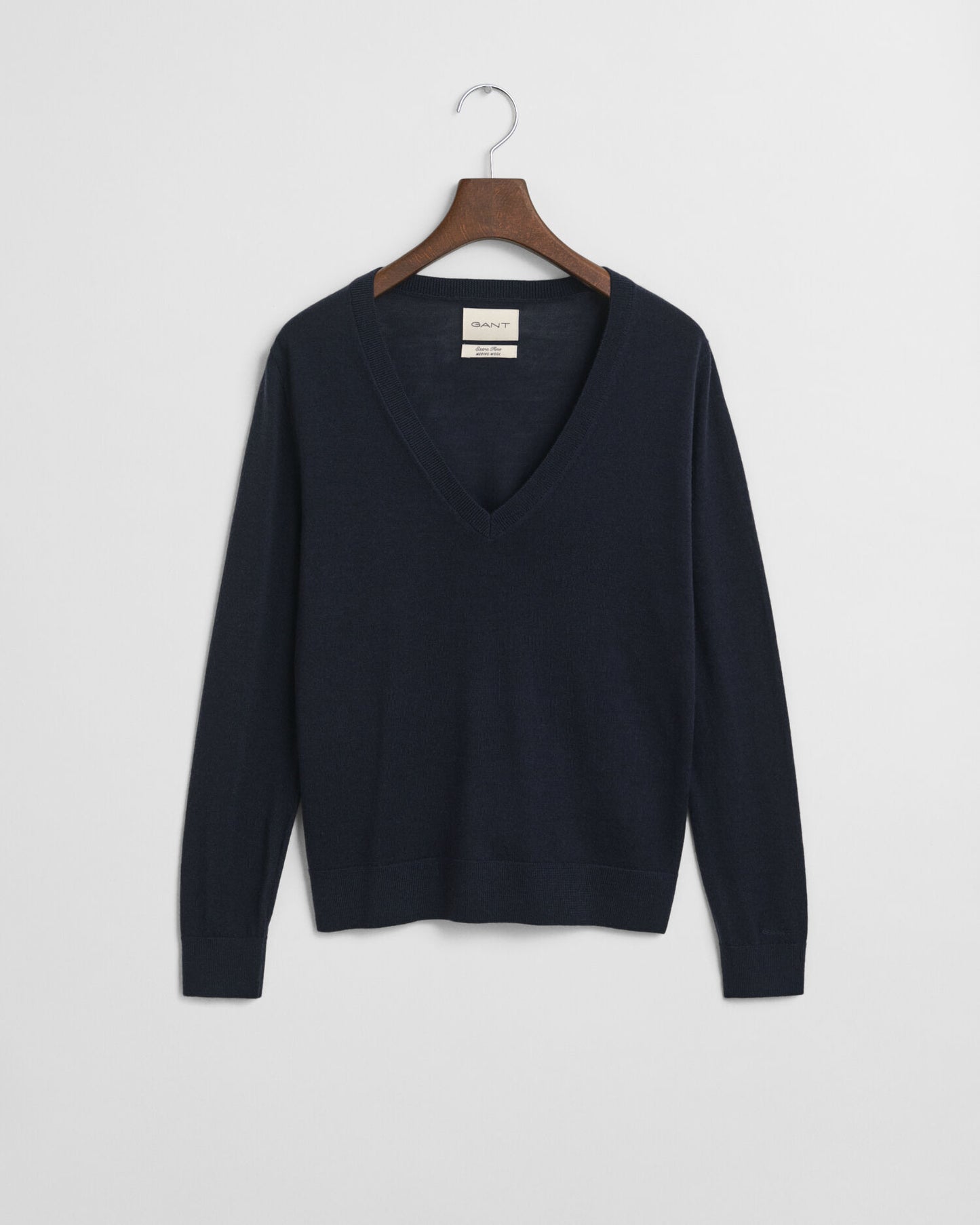 Pull en Laine Mérinos Extrafine Col V