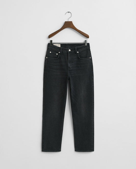 Jean cropped coupe droite extensible