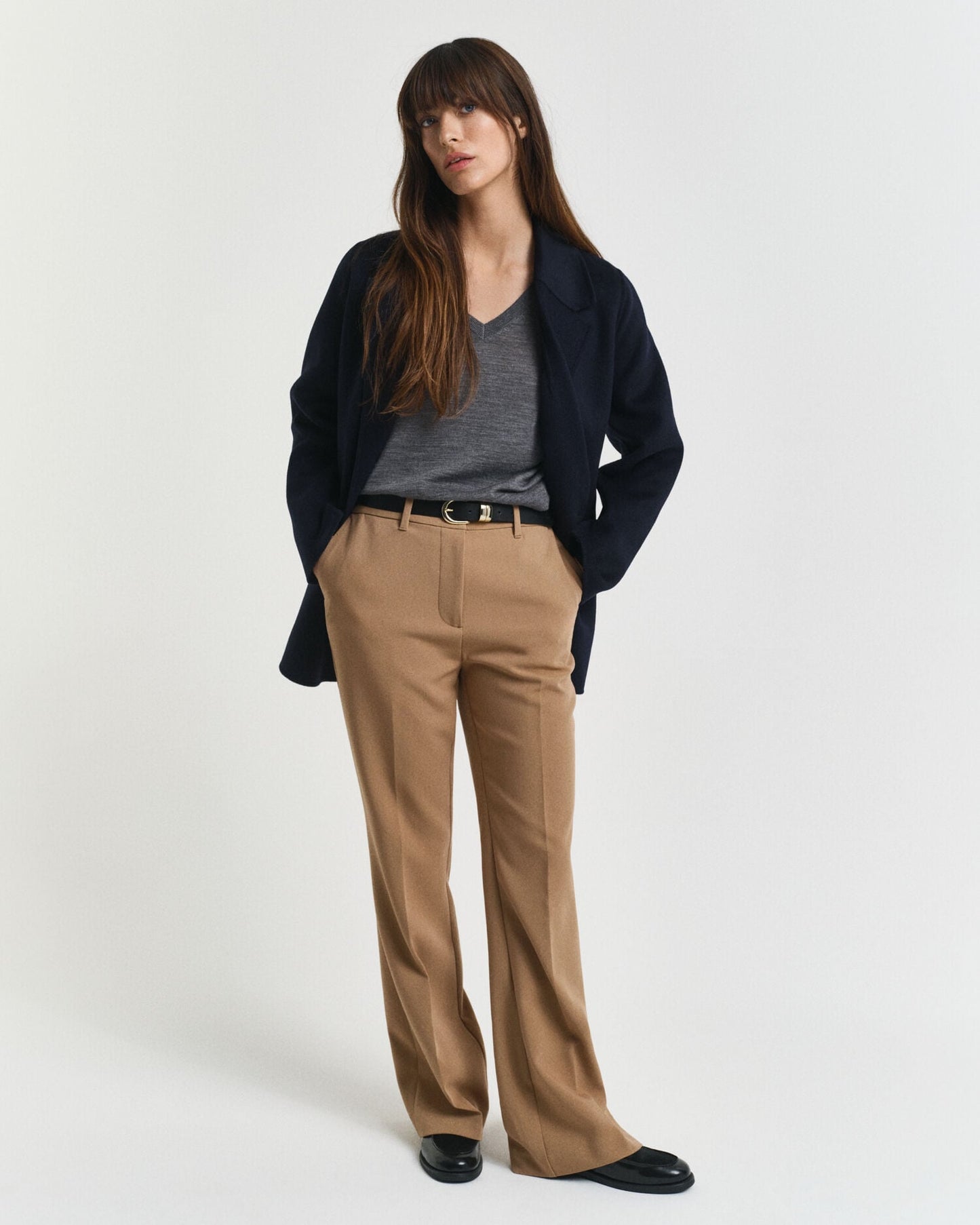 Pantalon évasé coupe slim