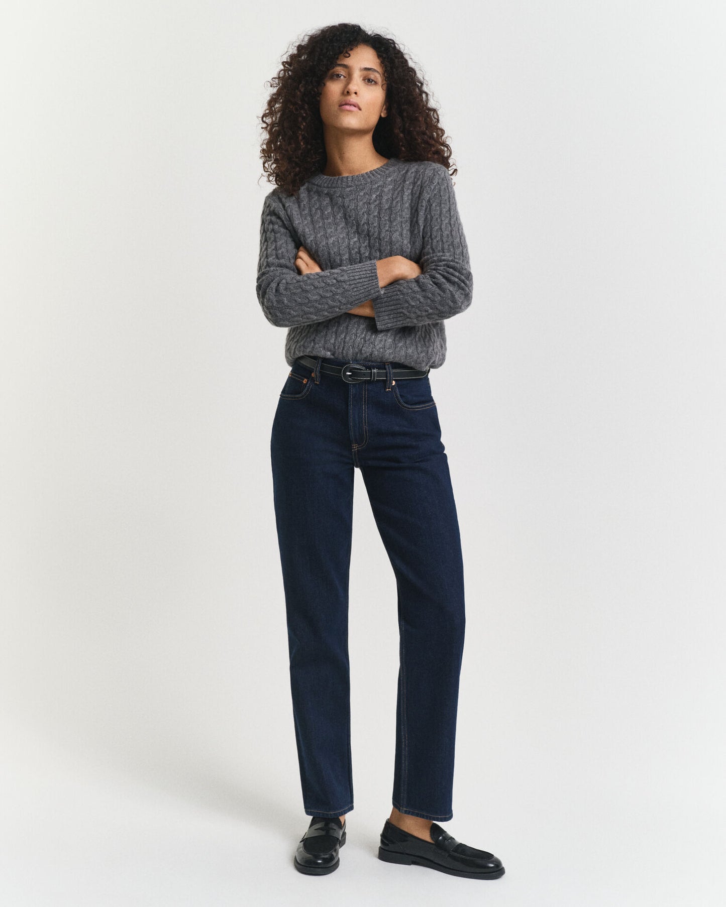 Stretch-Jeans mit geradem Bein