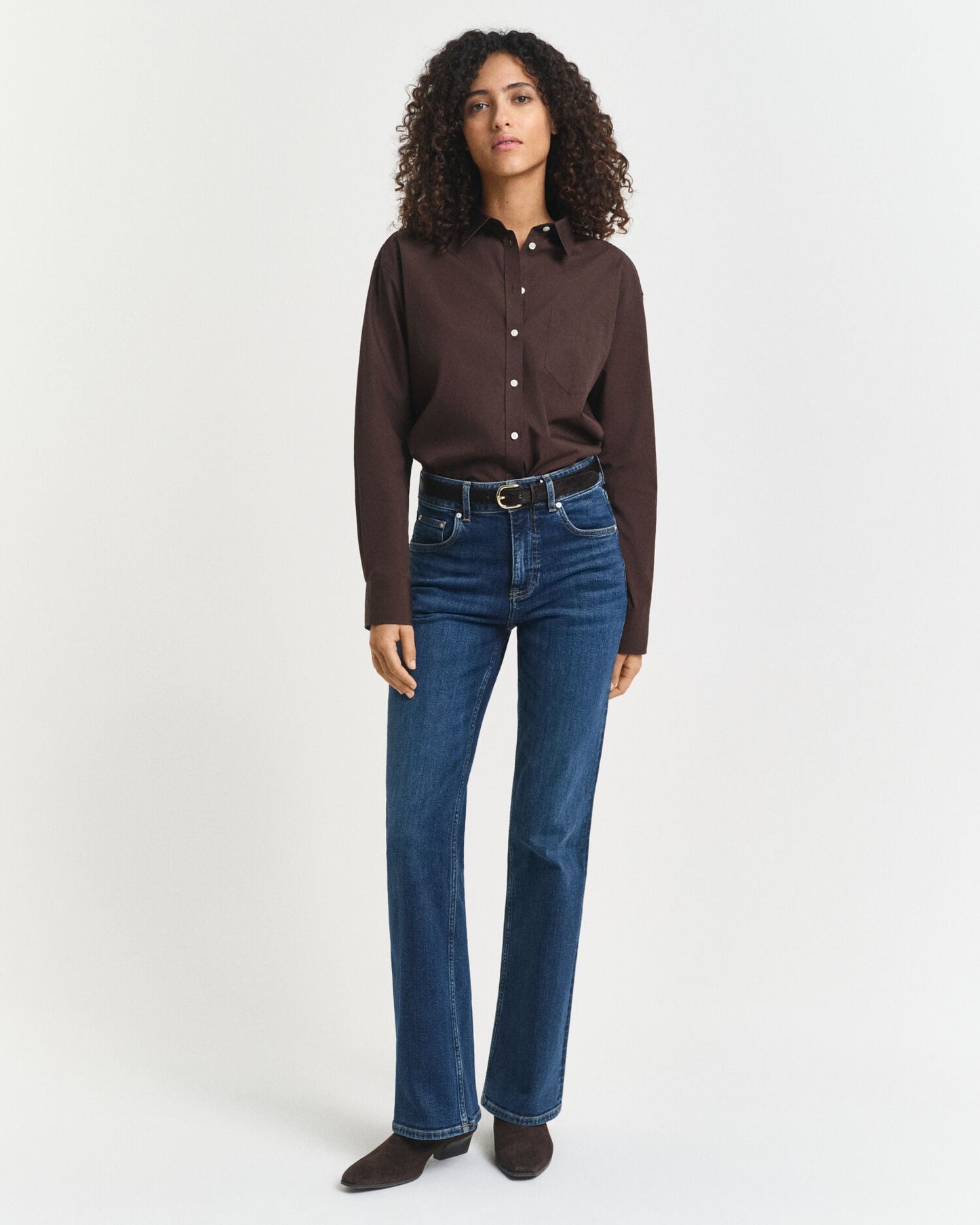 Relaxed Fit Hemd aus klassischem Popeline