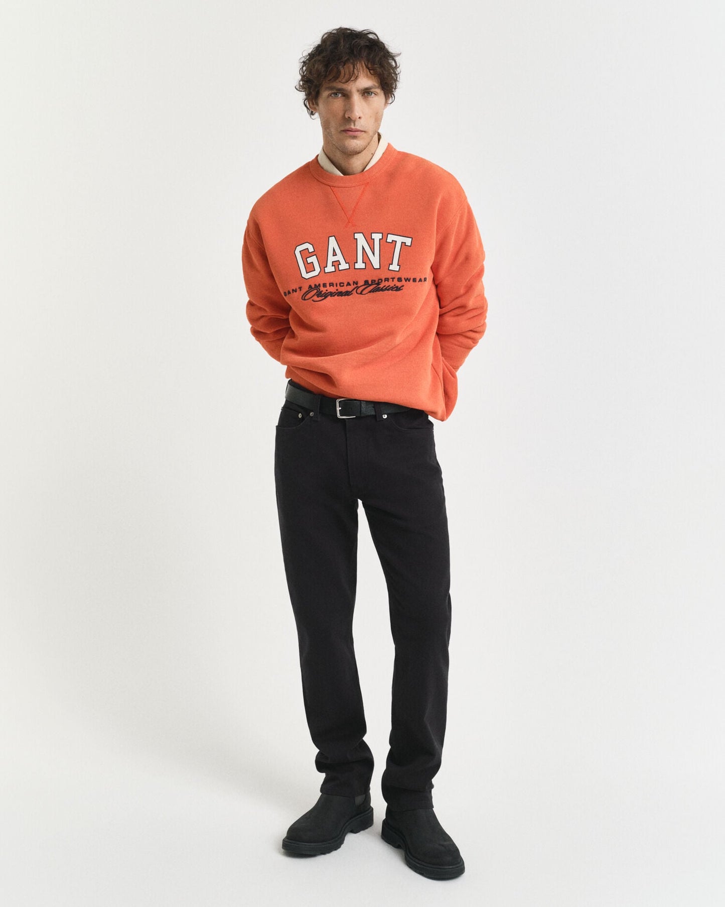 Jean en twill doux coupe droite