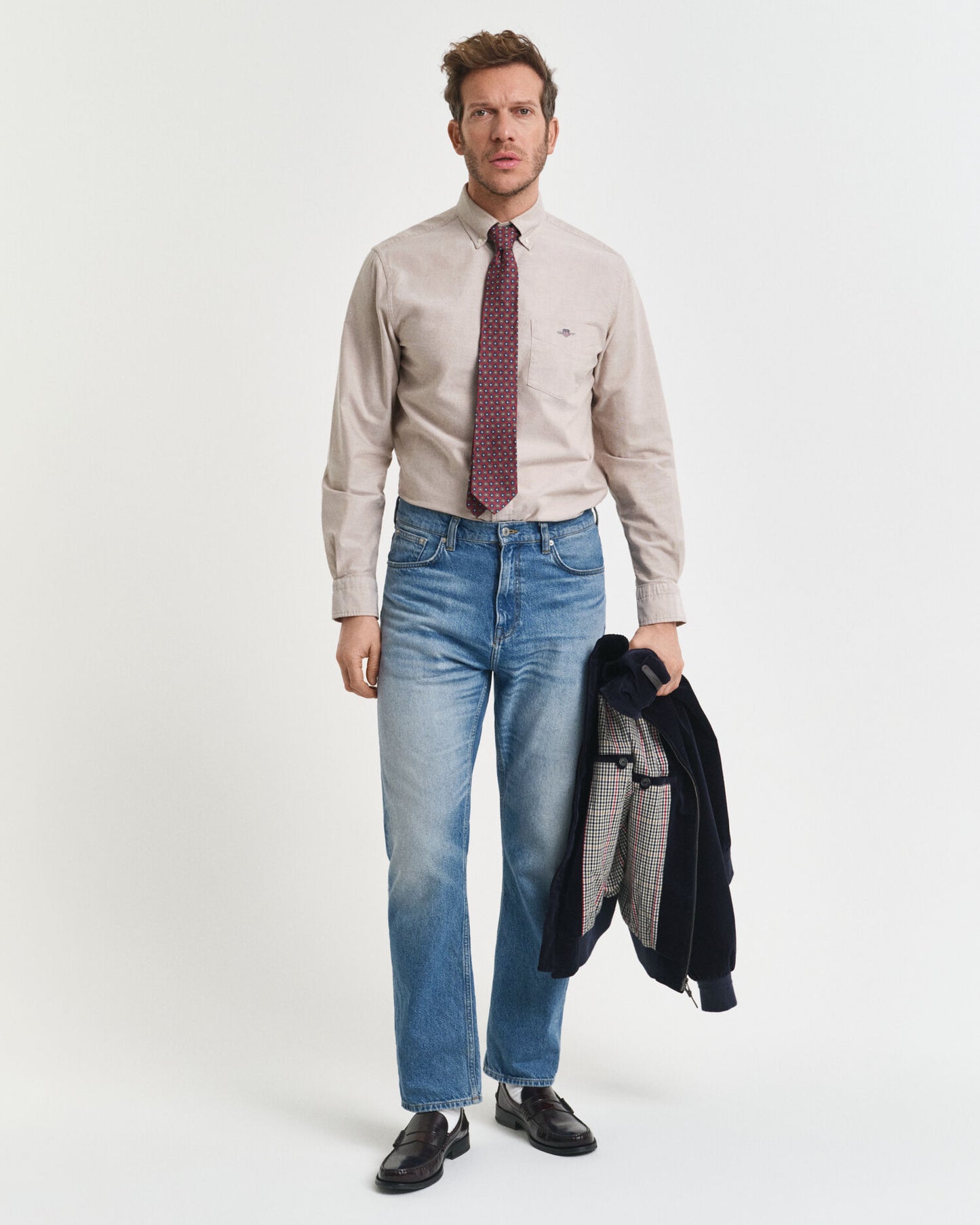 Regular Fit Klassisches Oxford-Hemd