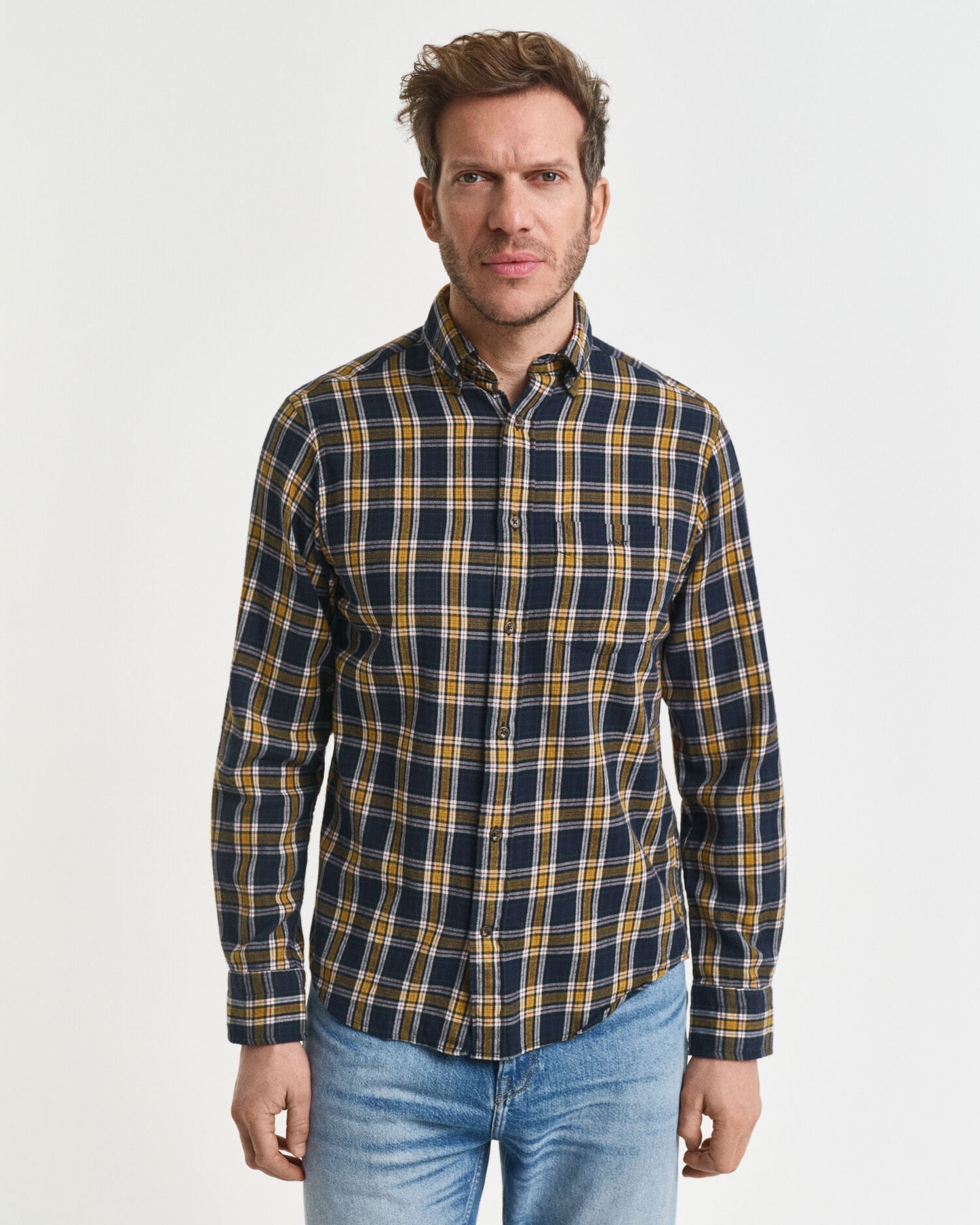 Chemise en flanelle à carreaux coupe classique "Windblown"