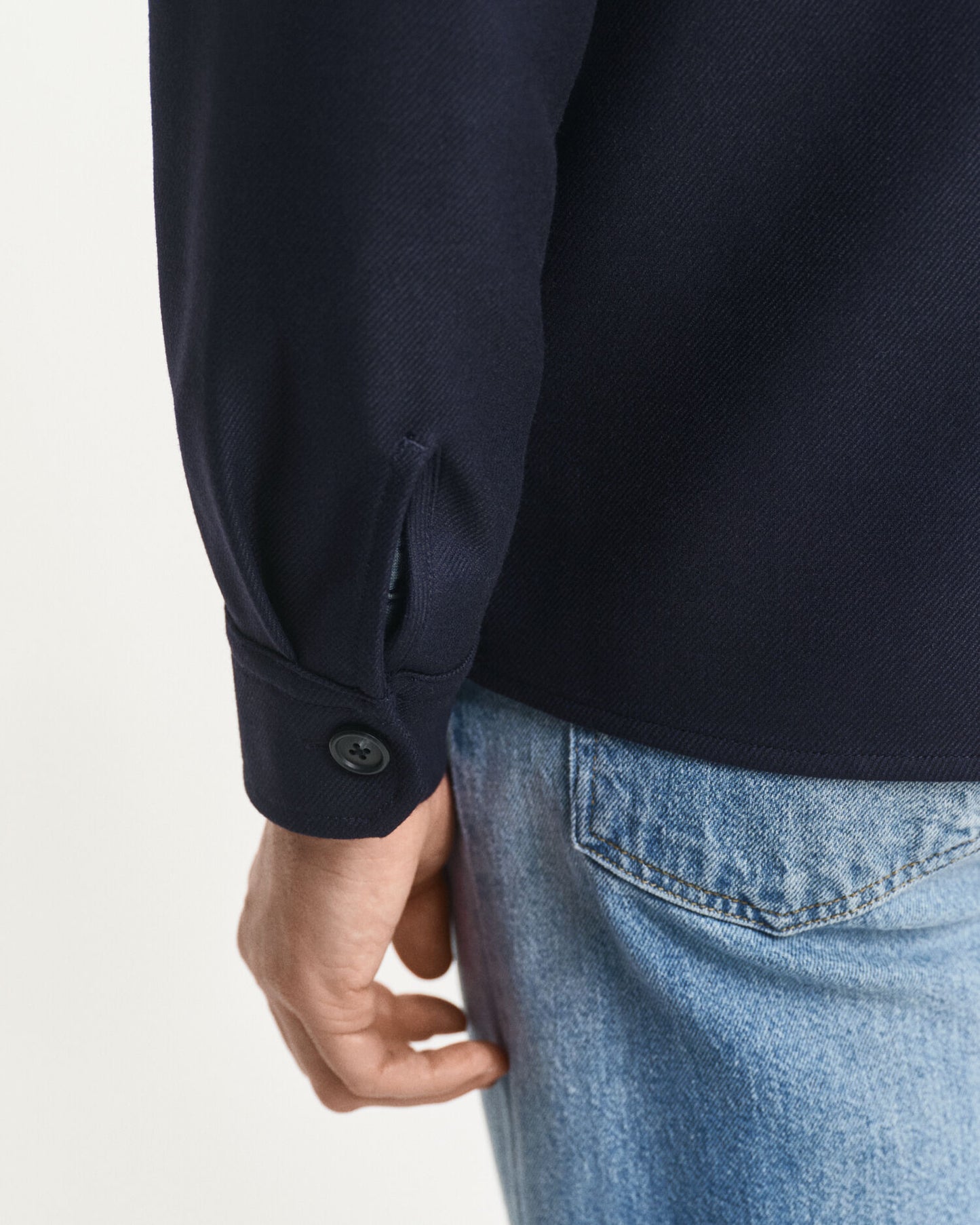 Overshirt aus Wollmischung im Regular Fit