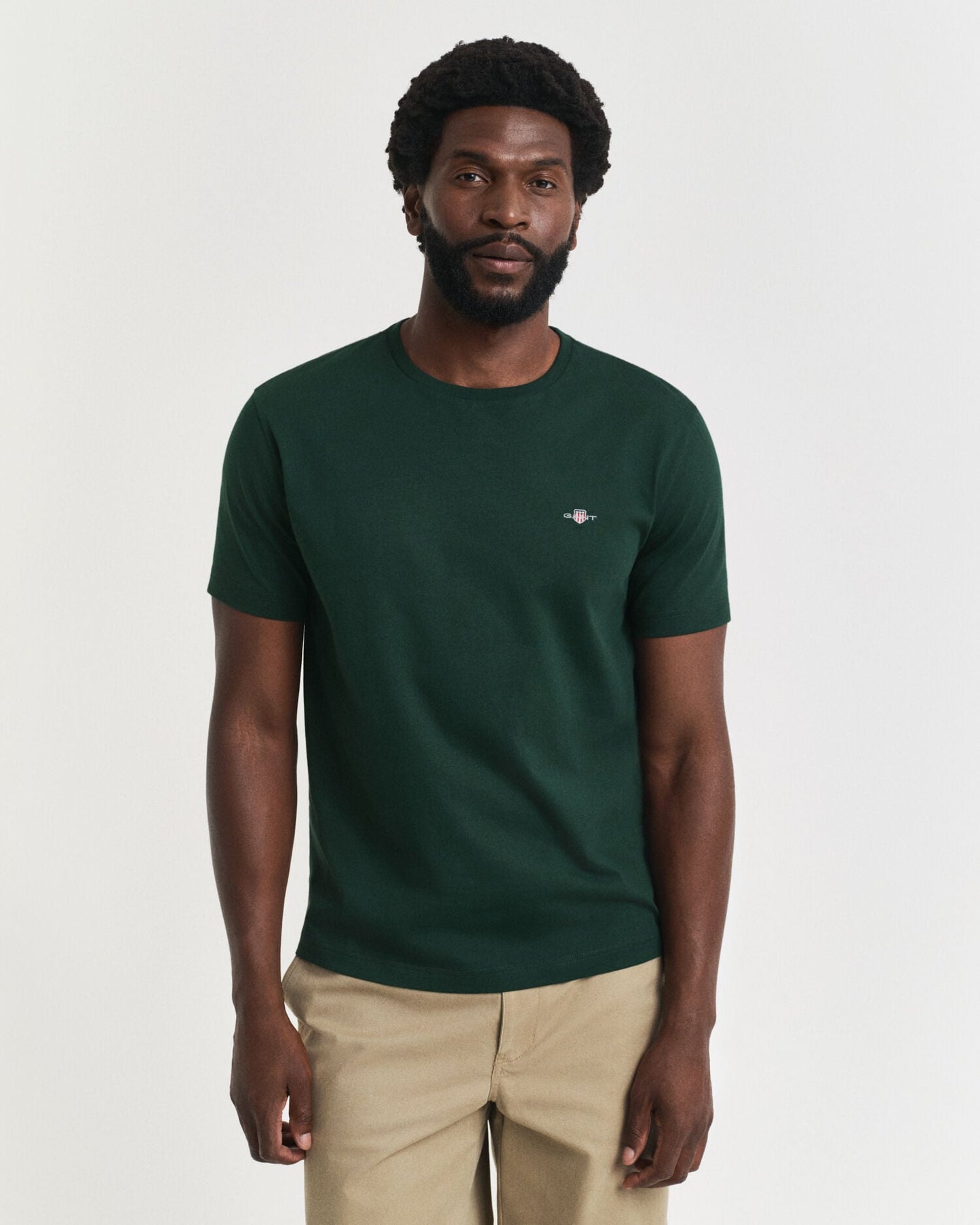 T-shirt écusson coupe droite