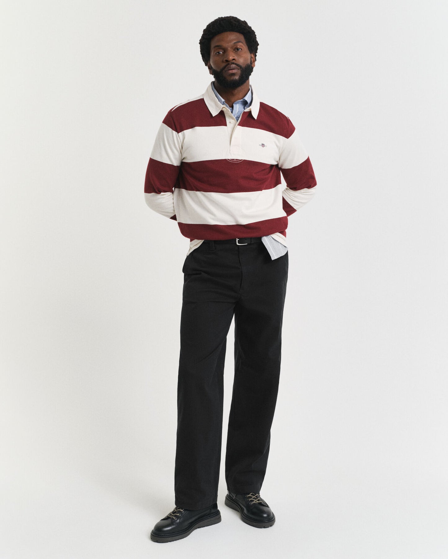 Chino aus Baumwoll-Twill, lockere Passform