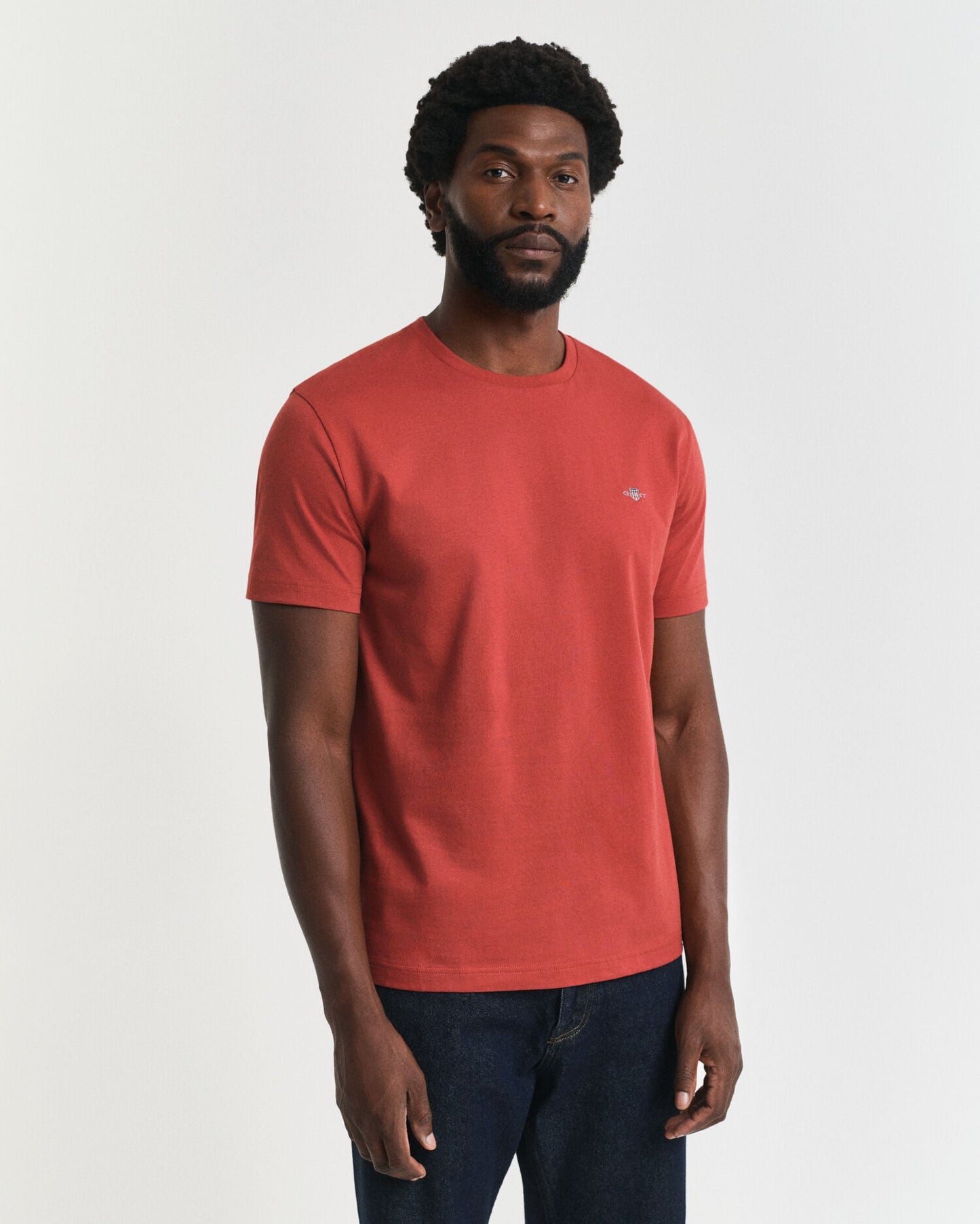 T-shirt écusson coupe droite
