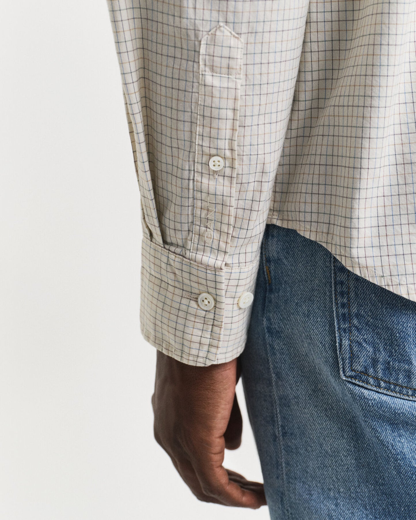 Oversized Kariertes Luxus-Oxford-Hemd