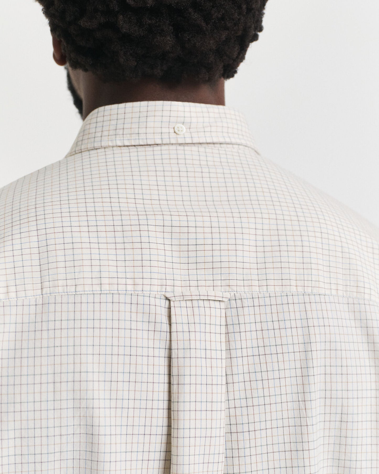 Oversized Kariertes Luxus-Oxford-Hemd