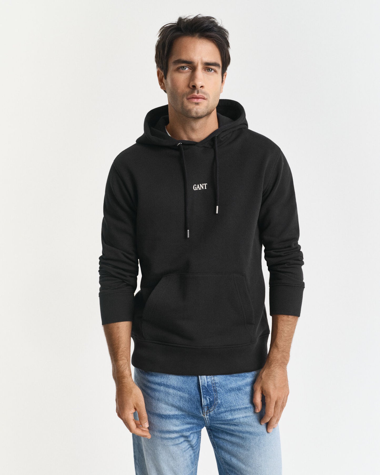Sweat à capuche avec petit motif graphique