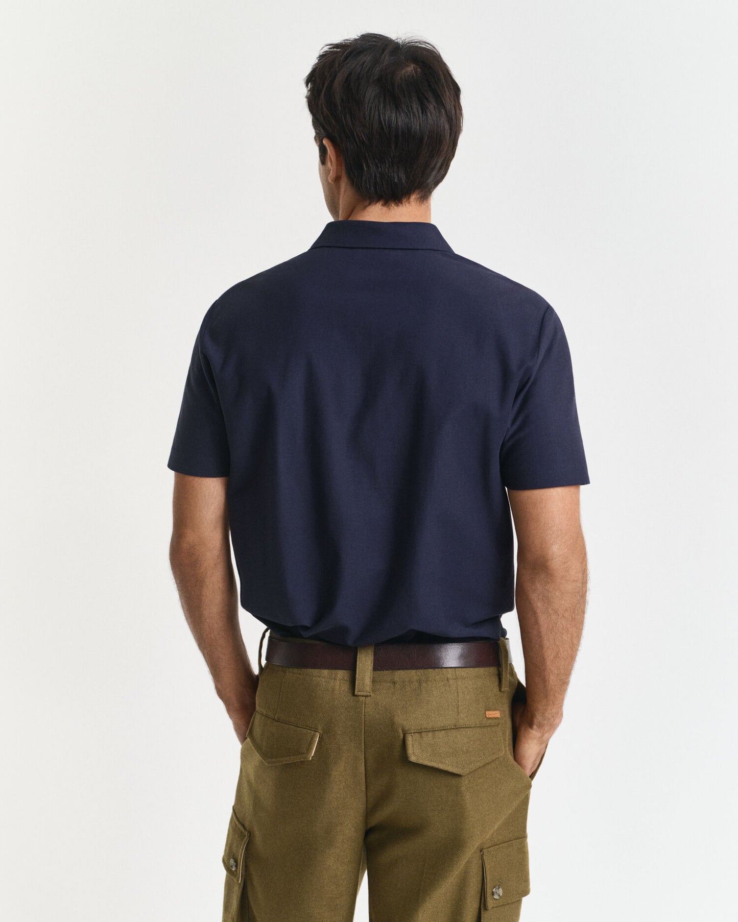 Polohemd aus Twill-Struktur