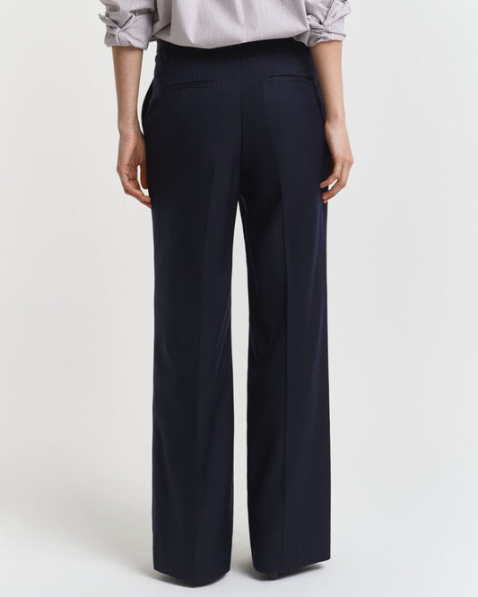 Pantalon ajusté en mélange de laine