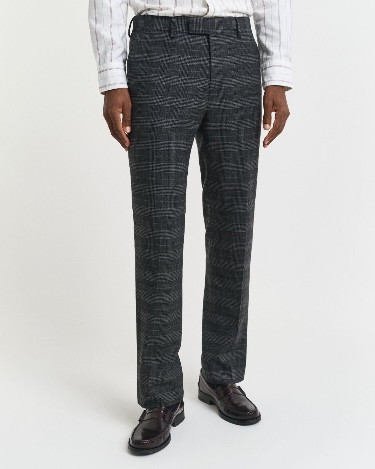 Pantalon de costume coupe ajustée Prince de Galles
