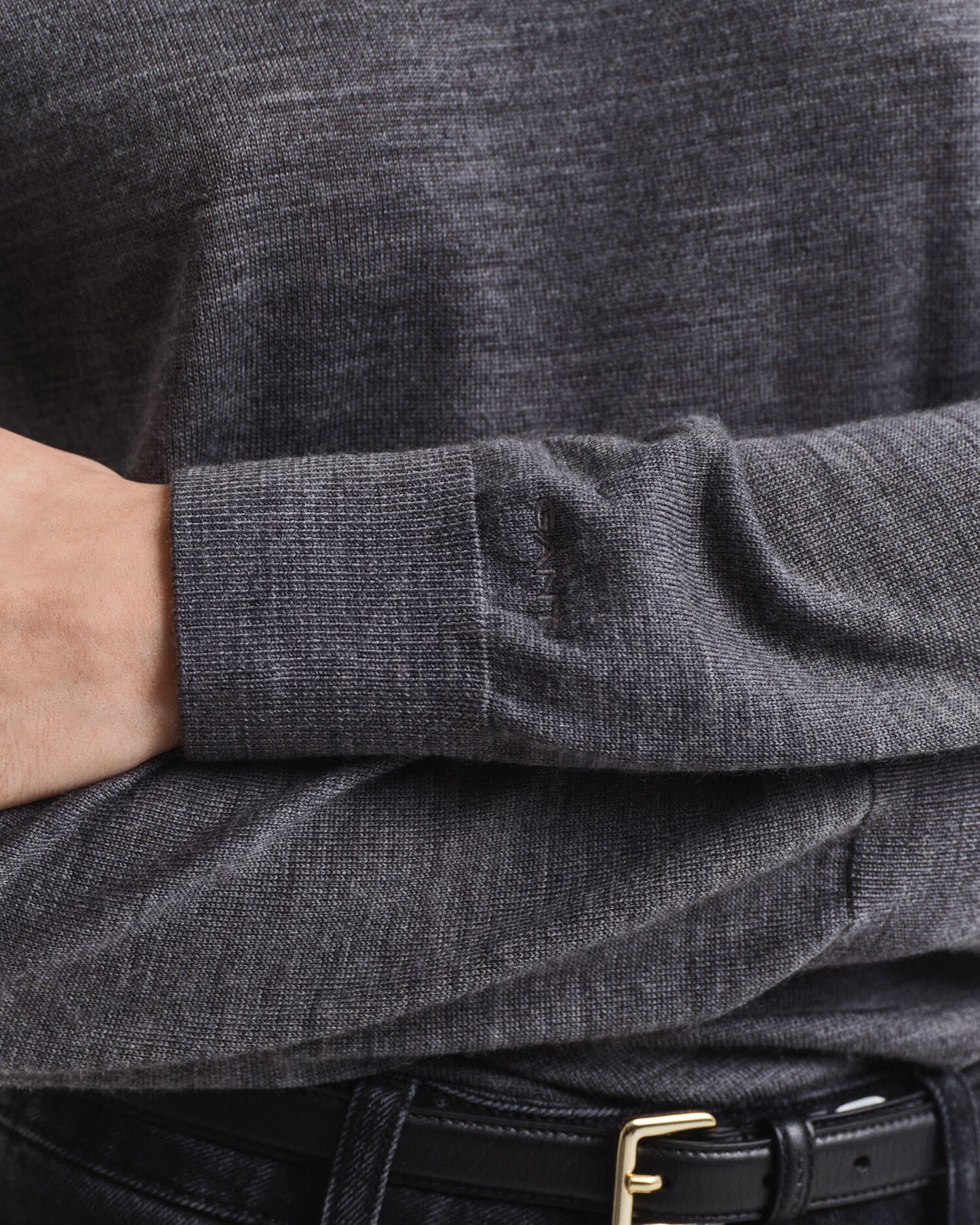 Feiner Rollkragenpullover aus Merinowolle