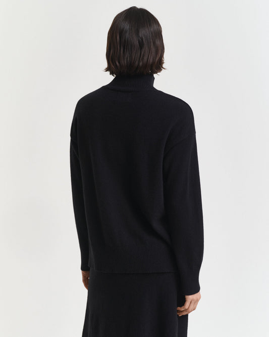 Pull col roulé en agneau mérinos extrafin