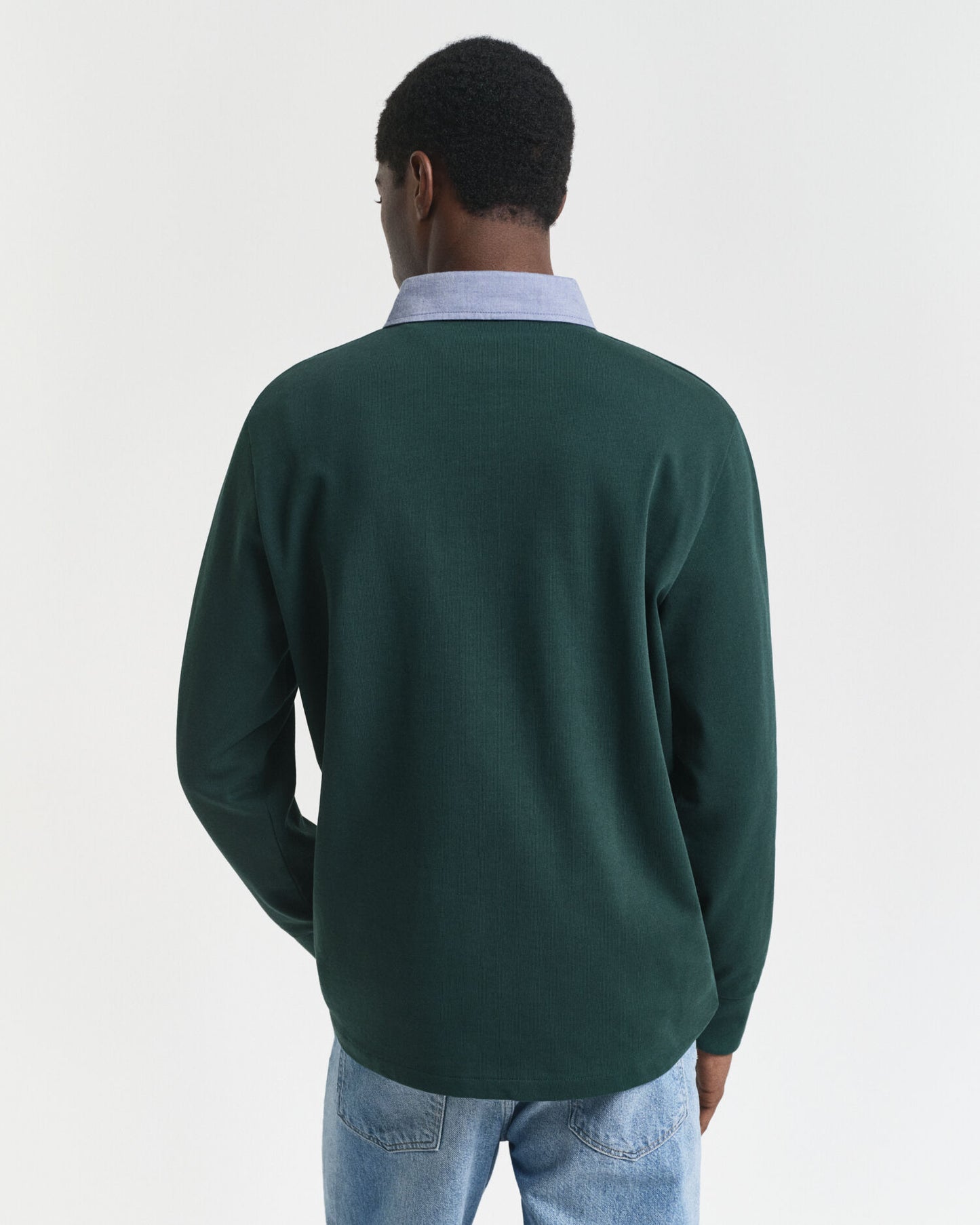 Rugger Lourd à Collet en Chambray