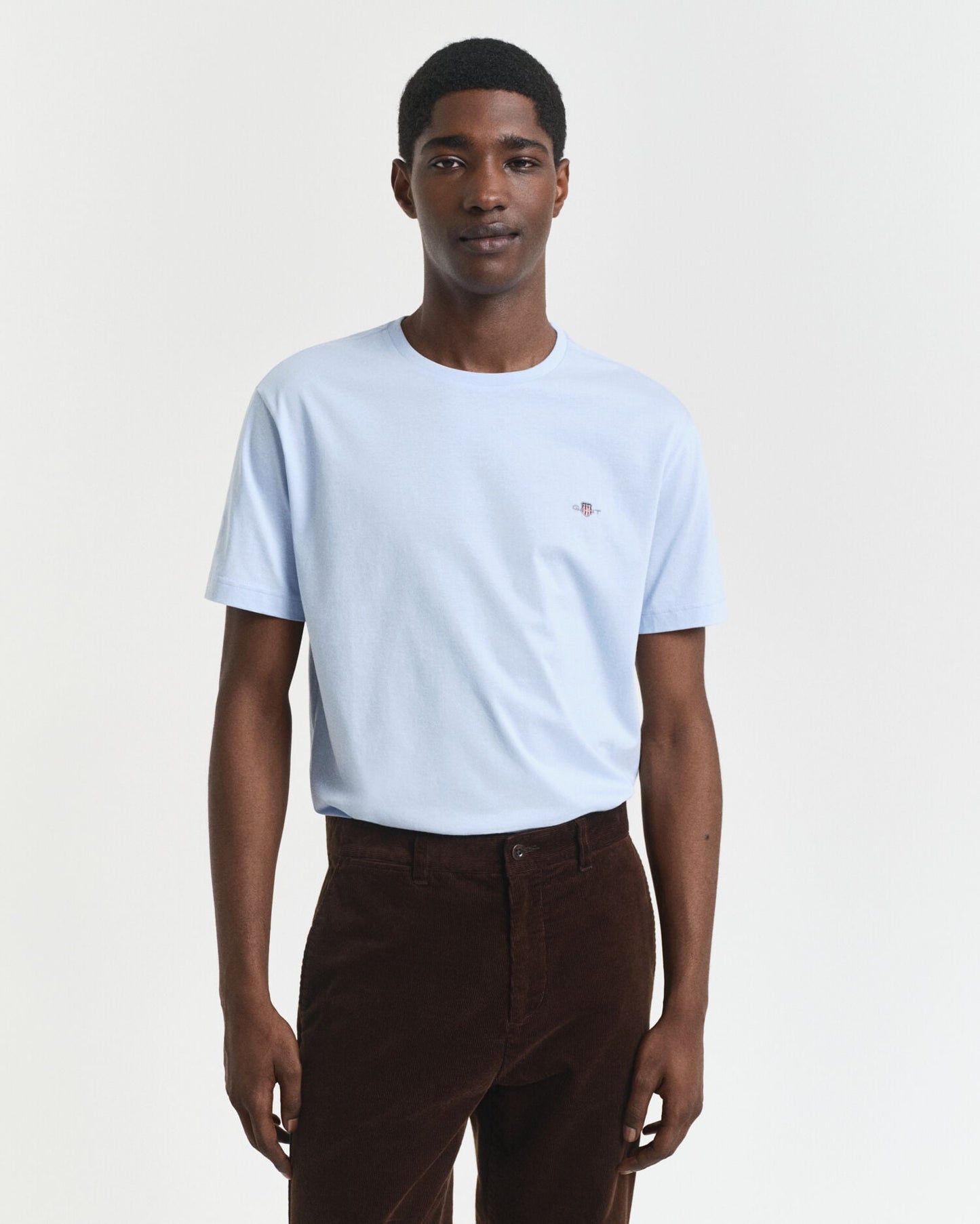 T-shirt écusson coupe droite