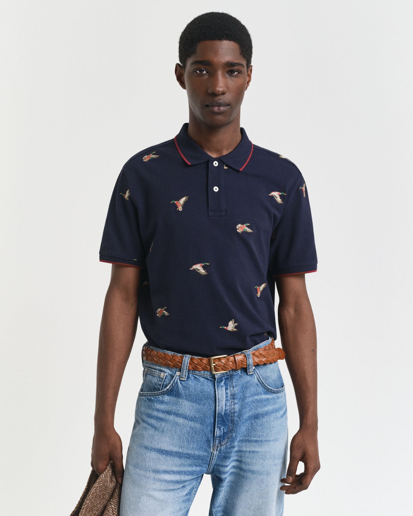 Besticktes Poloshirt