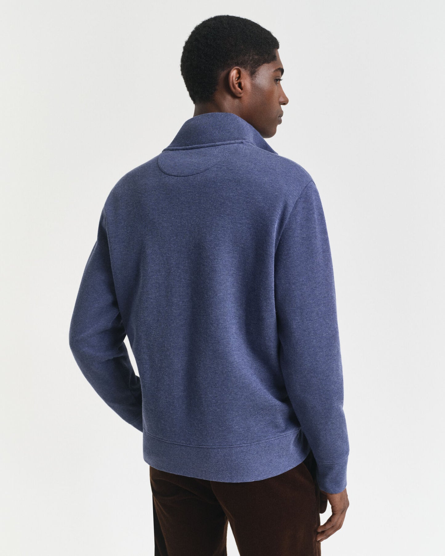 Cardigan zippé à côtes Sacker