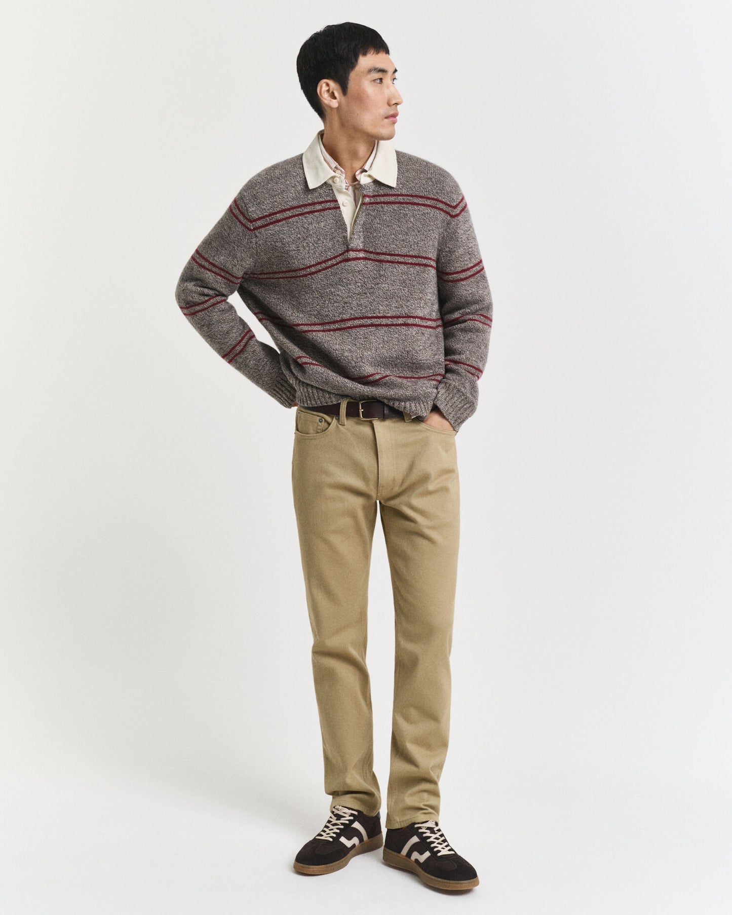 Jean en twill doux coupe droite