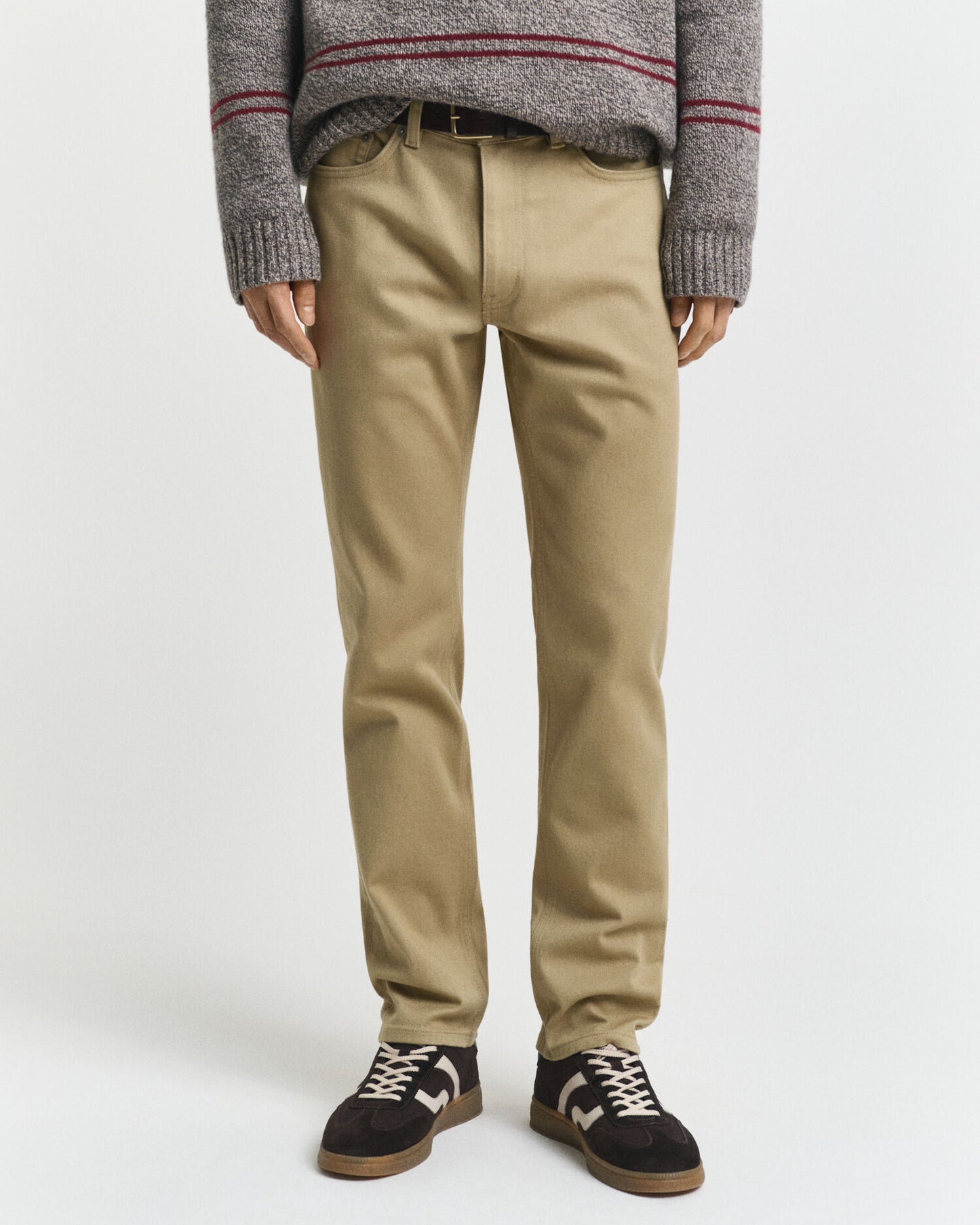 Jean en twill doux coupe droite