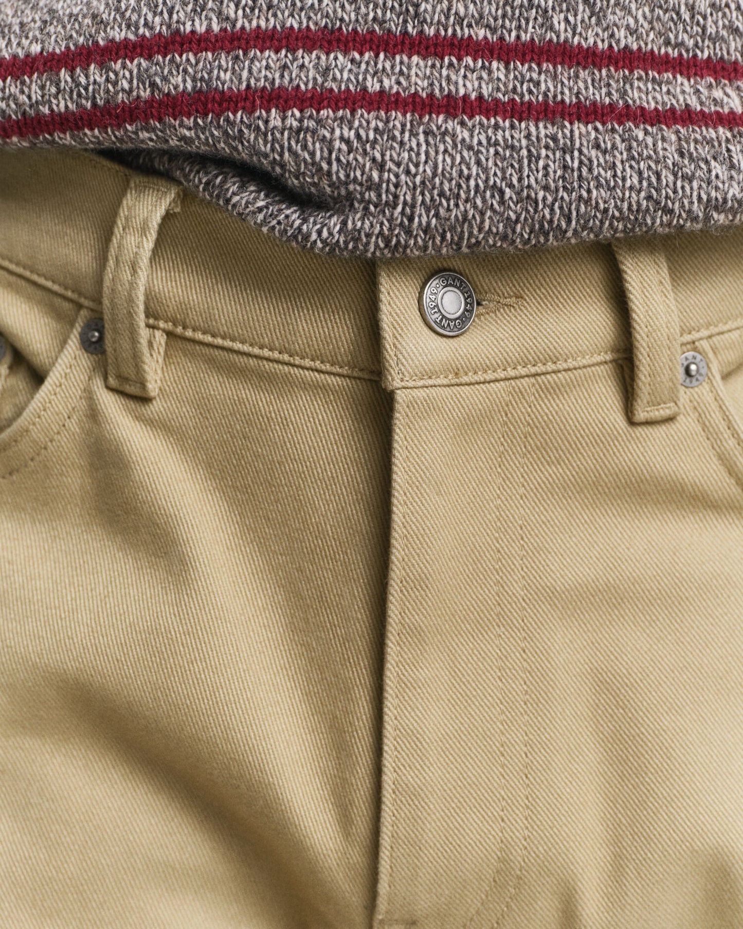 Jean en twill doux coupe droite