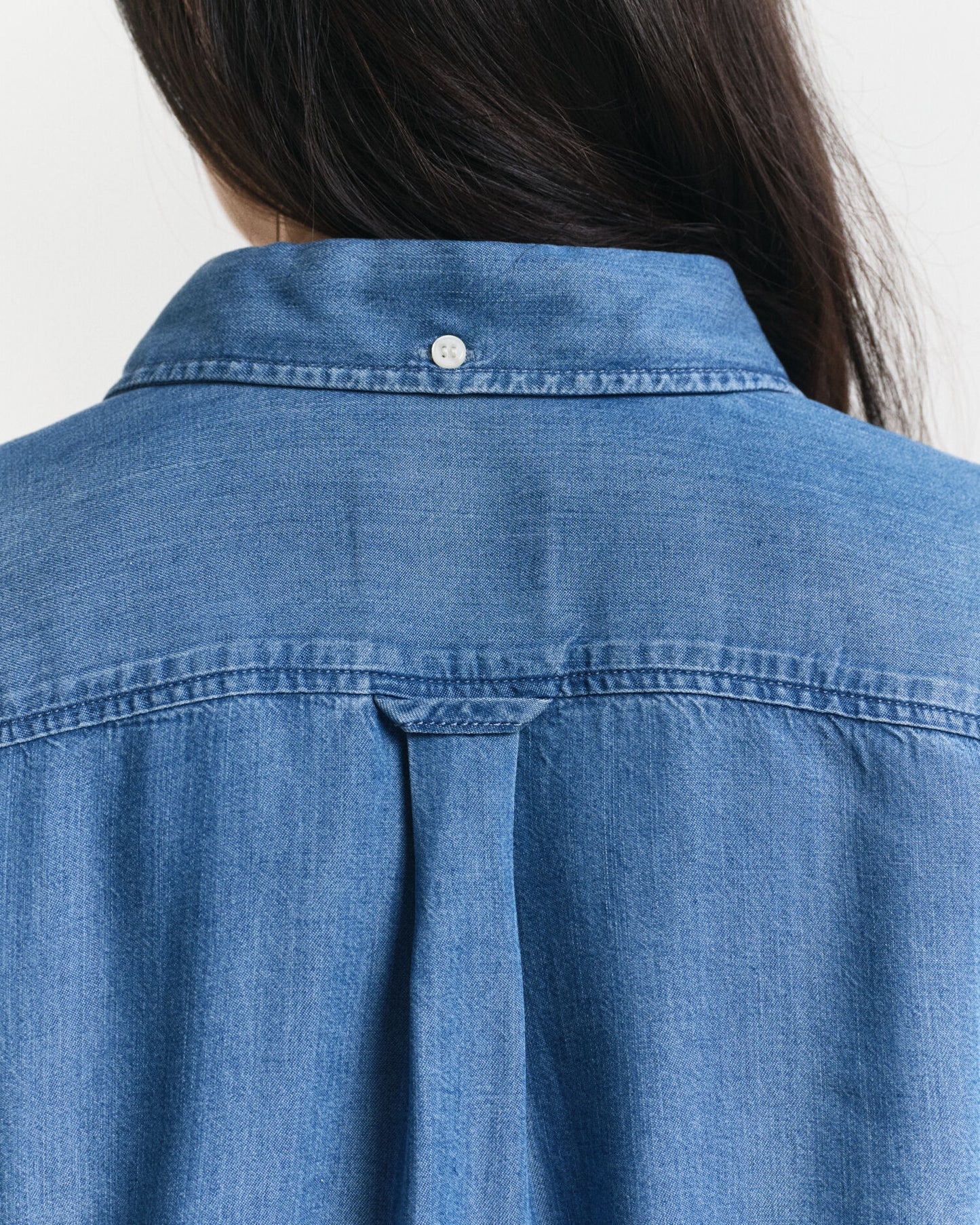 Chemise indigo coupe décontractée
