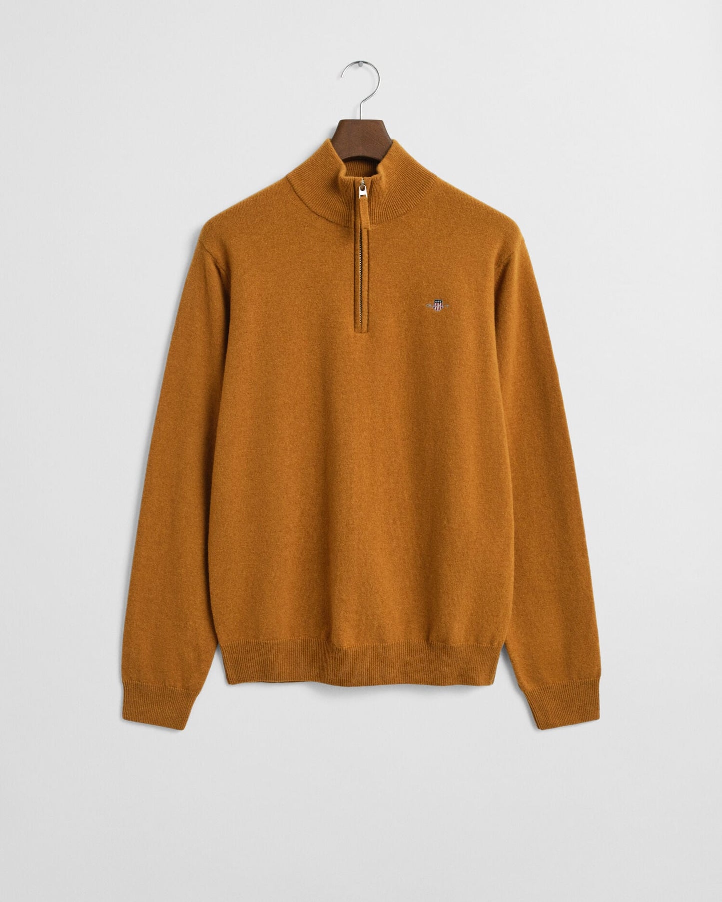Superfeiner Lambswool-Half-Zip-Pullover