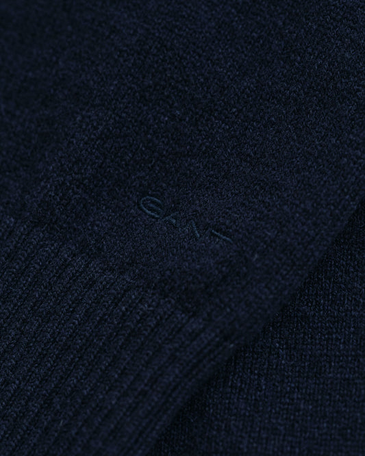 Pull à col roulé en laine d'agneau superfine